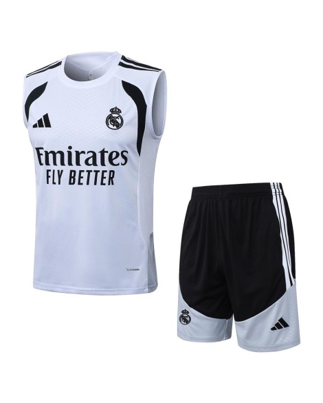 Real Madrid Tenue d'entraînement blanche 2026/27 Real Madrid Tenue d'entraînement blanche 2026/27