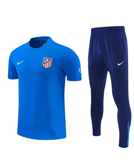 Maillot d'entraînement bleu de l'Atlético de Madrid pour la saison 26/27