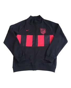 Veste d'entraînement rétro Atletico Madrid 1996 - Noir et rouge