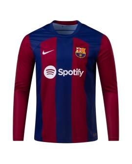 Maillot Barcelone Domicile 2023/24 - Manches Longues