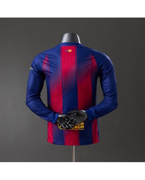 Maillot domicile manches longues du FC Barcelone 2025/26-Player Maillot domicile manches longues du FC Barcelone 2025/26-Player