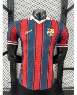 Maillot rétro édition 125e anniversaire du FC Barcelone, saison 2025/26 --Player
