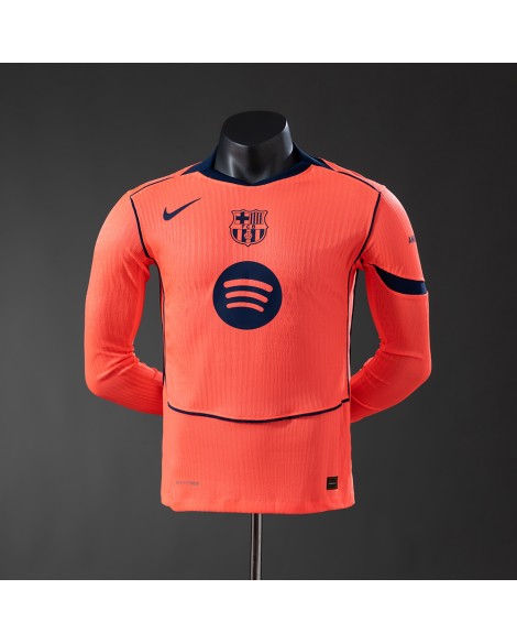 Maillot extérieur manches longues du FC Barcelone 2025/26 -Player