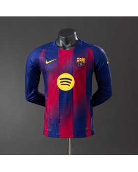 Maillot domicile manches longues du FC Barcelone 2025/26-Player