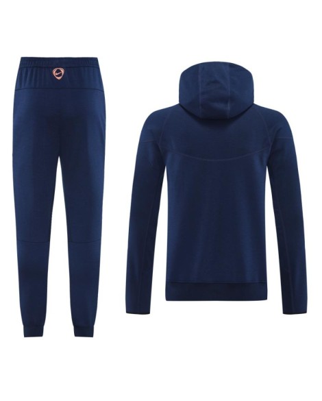 Maillot d'entraînement à capuche Barcelone 2526 - Bleu foncé
