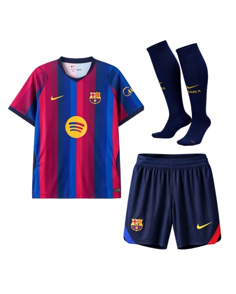 Maillot domicile du FC Barcelone 2026/27(maillot, short et chaussettes) - Enfant