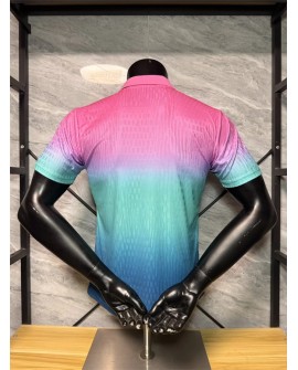 Polo Barcelone 26-27, maillot dégradé violet, vert et bleu - Player