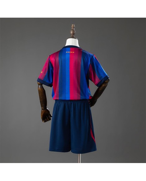 Barcelona Ensemble domicile saison 26/27 (maillot + short) - Enfant