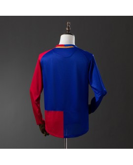 Maillot Barcelone 2008/09 Domicile Rétro - Manches Longues - Finale UCL
