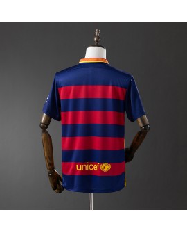 Maillot Domicile Barcelone Rétro 2015/16