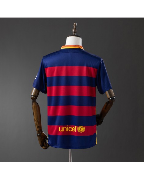 Maillot Domicile Barcelone Rétro 2015/16