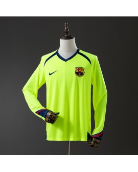 Maillot de football rétro à manches longues Barcelone 2005/06