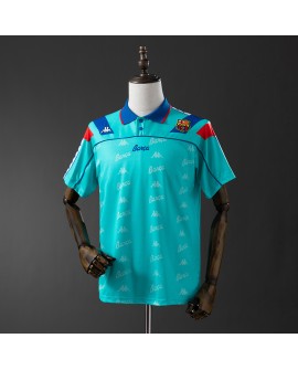 Maillot de football rétro 1992/95 Barcelone extérieur