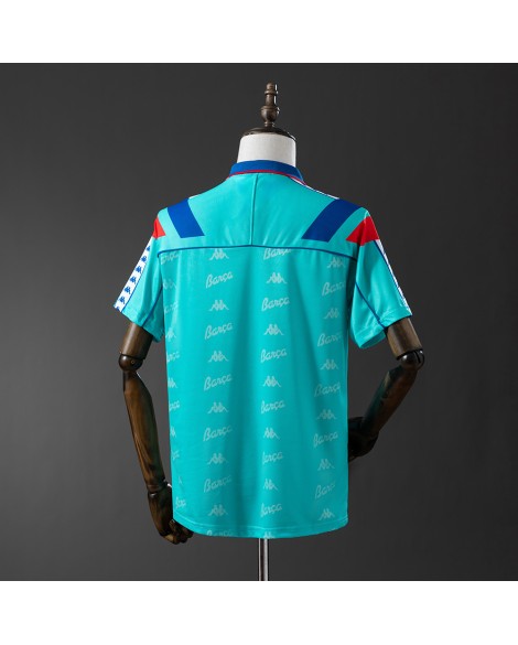 Maillot de football rétro 1992/95 Barcelone extérieur