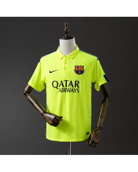Barcelone Troisième Maillot Extérieur Rétro 2014/15