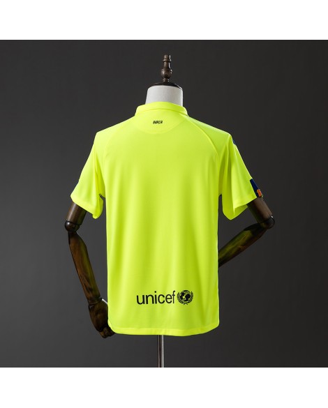 Barcelone Troisième Maillot Extérieur Rétro 2014/15