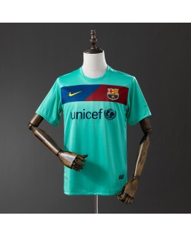 10/11 Maillot de football rétro vert Barcelone extérieur