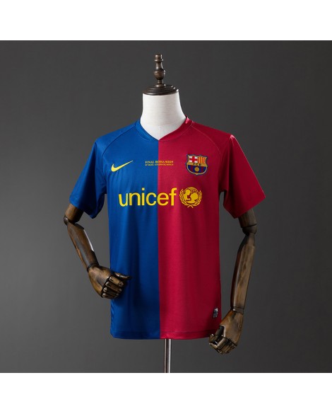 Maillot Barcelone 2008/09 Domicile Rétro - Finale UCL
