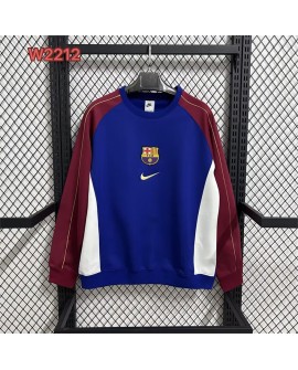 Sweat-shirt rouge, bleu et blanc Barcelone 25/26
