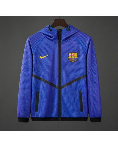 Coupe-vent bleu du FC Barcelone – Saison 26/27