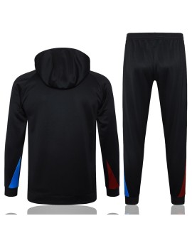 2425-Maillot d'entraînement à capuche Barcelone-Noir