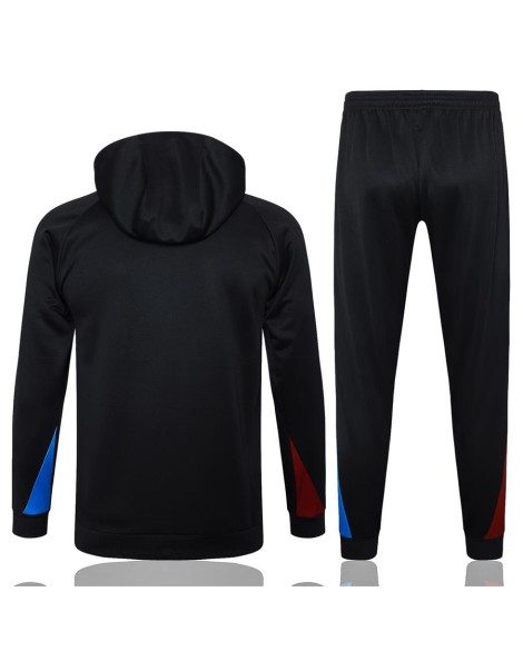 2425-Maillot d'entraînement à capuche Barcelone-Noir