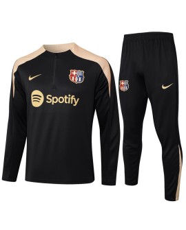 Survêtement d'entraînement Barcelone 2425-trésor noir épaule kaki