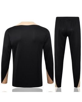 Survêtement d'entraînement Barcelone 2425-trésor noir épaule kaki
