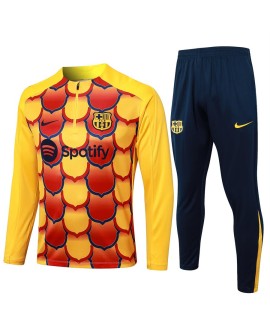 Survêtement d'entraînement Barcelone 2425-jet d'encre jaune