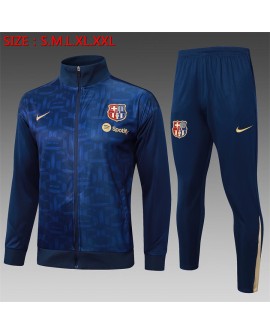 Barcelone Training Wear (Veste + Pantalon) Bleu Royal Inkjet 2024/25