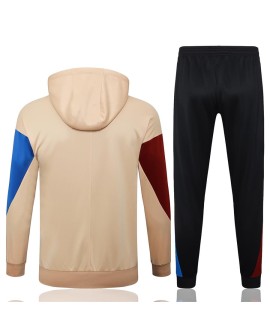 Veste d'entraînement à capuche 2425 Barcelona - Jaune terreux
