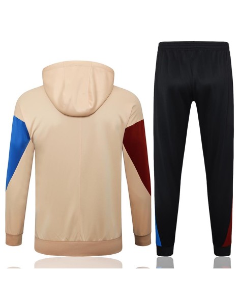 Veste d'entraînement à capuche 2425 Barcelona - Jaune terreux