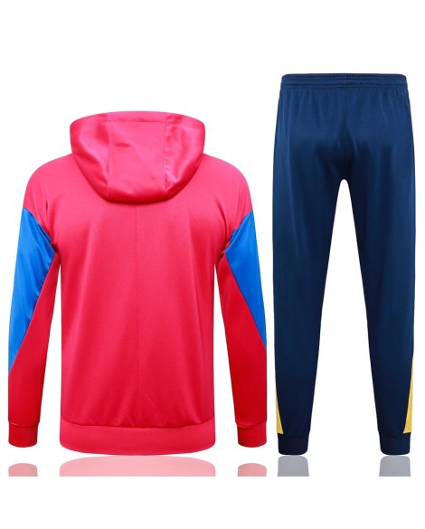 Veste d'entraînement à capuche 2425 Barcelona - Rouge