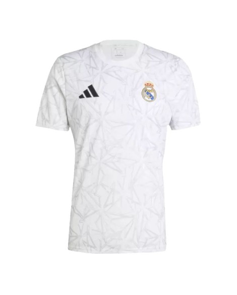 Maillot d'entraînement d'avant-match Real Madrid 2024/25 - Blanc