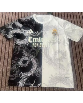 Maillot Real Madrid 2526 Édition Spéciale Noir et Blanc