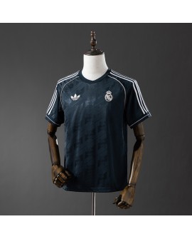 Maillot de football gris LFSTLR du Real Madrid