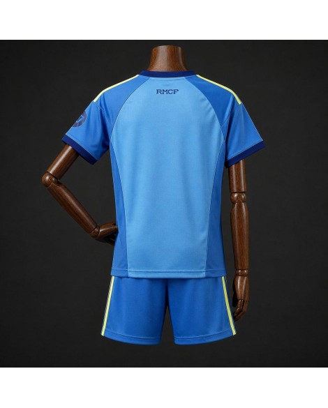 Real Madrid Maillot extérieur bleu 2026/27 - Enfant