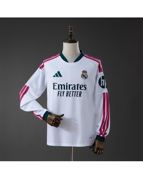 Maillot domicile manches longues du Real Madrid pour la saison 26/27