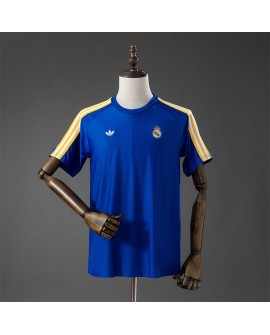 Real Madrid T-shirt bleu avec logo de tribune