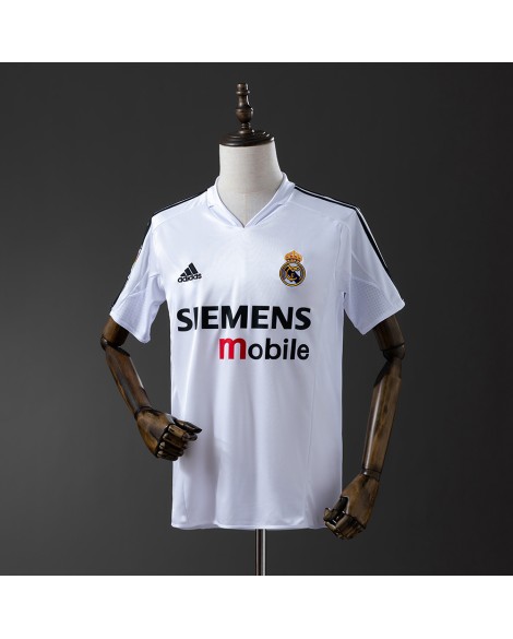 Maillot domicile Real Madrid rétro 2004/05 par Adidas