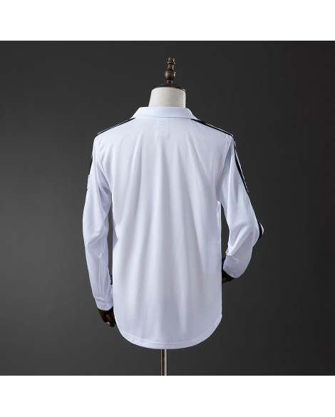 Maillot rétro à manches longues du Real Madrid 2002/03 domicile (UEFA Champions League)