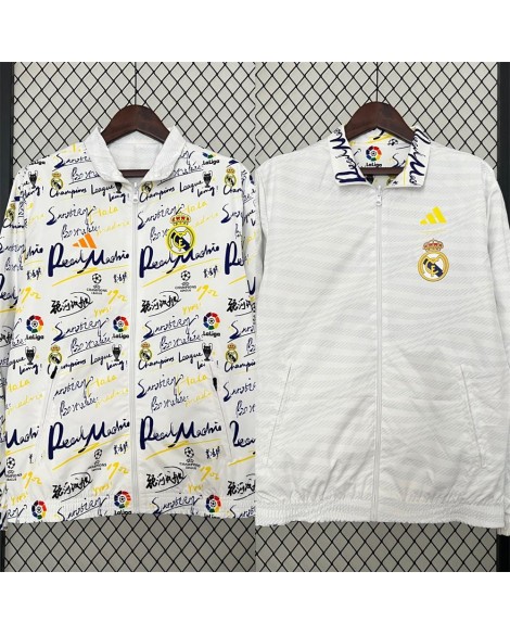 Veste coupe-vent à  Real Madrid 2024/25 - Utilisation double face
