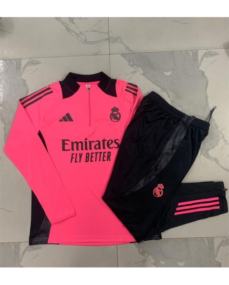 Uniforme d'entraînement du Real Madrid 2425-poudre fluorescente