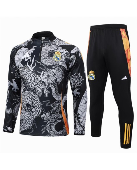 2425 Vêtements d'entraînement du Real Madrid - Noir (Jet Dragon 2)
