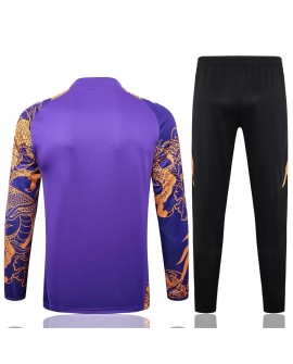 2425 Vêtements d'entraînement du Real Madrid - Violet (Dragon jet d'encre)