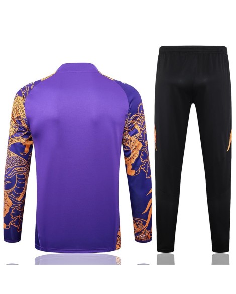 2425 Vêtements d'entraînement du Real Madrid - Violet (Dragon jet d'encre)