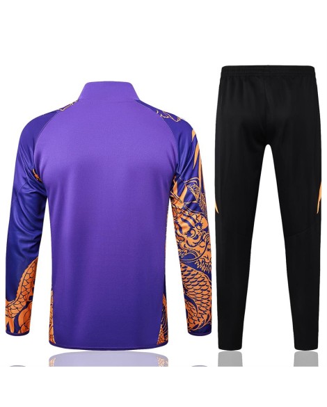 2425 Veste d'entraînement du Real Madrid - Violet (Spray Black Dragon)