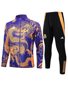 2425 Veste d'entraînement du Real Madrid - Violet (Spray Black Dragon)