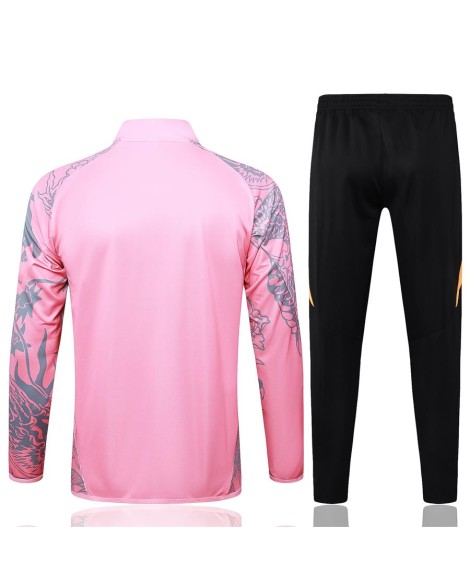 Veste d'entraînement Real Madrid 2425, rose (Spray Black Dragon)