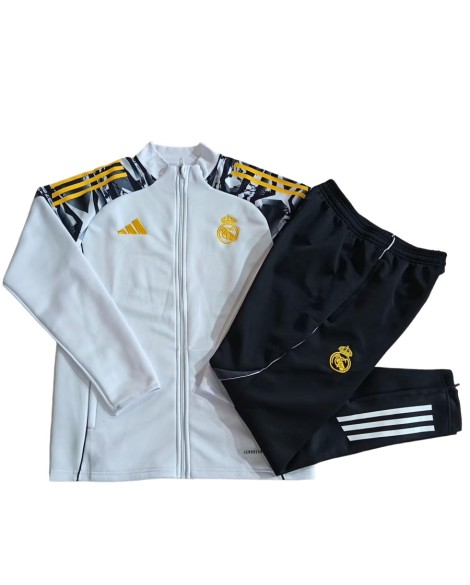 Veste d'entraînement Real Madrid 2526 - blanche